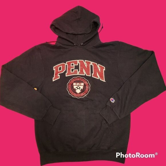 Vintage Champion University of Pennsylvania hoodies sweatshirt sweater - Picture 2 of 5
